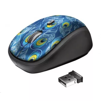 TRUST Myš Yvi Wireless Mouse - peacock TRUST Myš Yvi Wireless Mouse - peacock