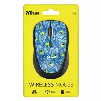 TRUST Myš Yvi Wireless Mouse - peacock TRUST Myš Yvi Wireless Mouse - peacock
