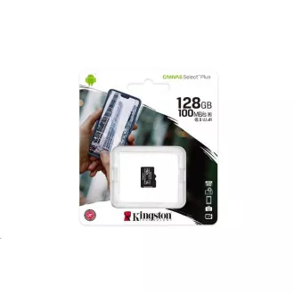 Kingston 128GB micSDXC Canvas Select Plus 100R A1 C10 - 1 ks