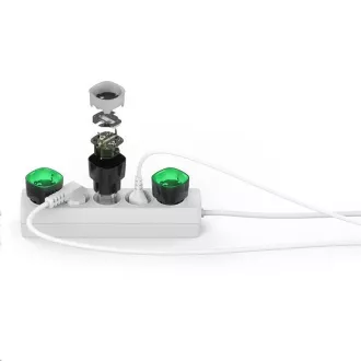 Ajax Socket (8EU) ASP white (38209)
