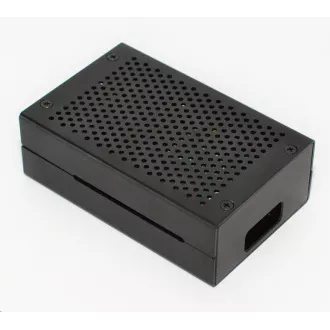 Hliníková krabička pre Raspberry Pi 4B, čierna