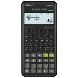 CASIO kalkulačka FX 82ES PLUS 2E, čierna, školská, desaťmiestna