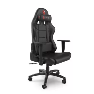 SPC Gear SR300 V2 BK herná stolička čierna - kožená