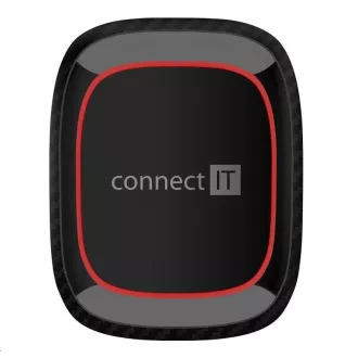 CONNECT IT InCarz 4Strong360 CARBON univerzálny magnetický držiak do auta, 4 magnety, červený