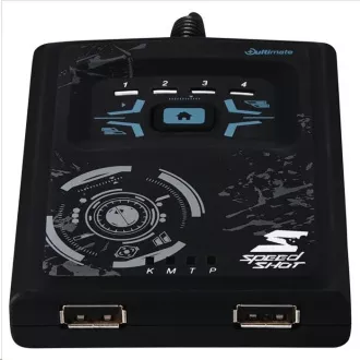 Hama konvertor pre myš/klávesnicu "Speedshot Ultimate" pre PS4/PS3/Xbox One/Xbox360, šedý Hama konvertor pre myš/klávesnicu "Speedshot Ultimate" pre PS4/PS3/Xbox One/Xbox360, šedý