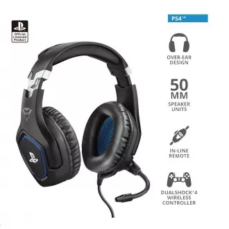 TRUST slúchadlá GXT 488 Forze PS4 Gaming Headset - Sony Licensed - black