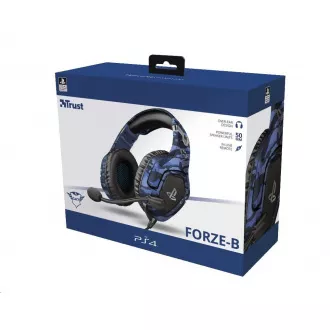 TRUST slúchadlá GXT 488 Forze-B PS4 Gaming Headset - Sony Licensed - blue