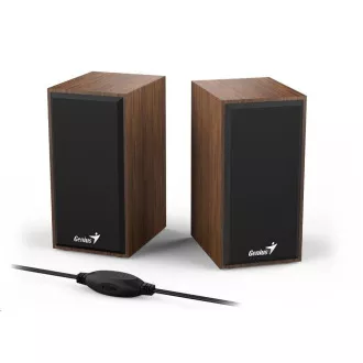GENIUS repro SP-HF180, 2.0, 6W, drevené, hnedé