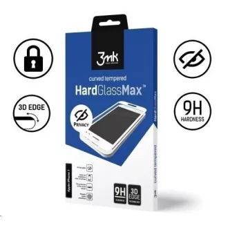 3mk tvrdené sklo HardGlass MAX Privacy pre Apple iPhone 11 Pro, čierna