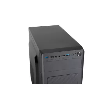 1stCOOL skriňa STEP 3 ver.2, micro ATX, AU, 2xUSB 3.0 + 2x USB 2.0, bez zdroja, Black