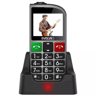 EVOLVEO EasyPhone FM, mobilný telefón pre seniorov s nabíjacím stojanom (strieborná farba) EVOLVEO EasyPhone FM, mobilný telefón pre seniorov s nabíjacím stojanom (strieborná farba)