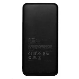 ADATA PowerBank AT10000 - externá batéria pre mobil/tablet 10000mAh, čierna ADATA PowerBank AT10000 - externá batéria pre mobil/tablet 10000mAh, čierna