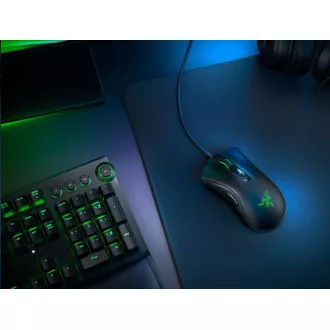 RAZER myš DeathAdder V2, optická, rozlíšenie 20.000dpi, USB, hybridný cloud úložiska a integrovaná pamäť, RGB