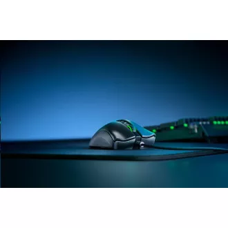 RAZER myš DeathAdder V2, optická, rozlíšenie 20.000dpi, USB, hybridný cloud úložiska a integrovaná pamäť, RGB