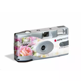 Agfaphoto LeBox Wedding Flash 400/27 - jednorazový analógový fotoaparát Agfaphoto LeBox Wedding Flash 400/27 - jednorazový analógový fotoaparát