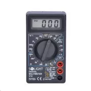 Solight multimeter, max. AC 500V, max. DC 500V / 10A, test diódy, bzučiak