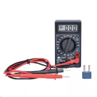 Solight multimeter, max. AC 500V, max. DC 500V / 10A, test diódy, bzučiak Solight multimeter, max. AC 500V, max. DC 500V / 10A, test diódy, bzučiak