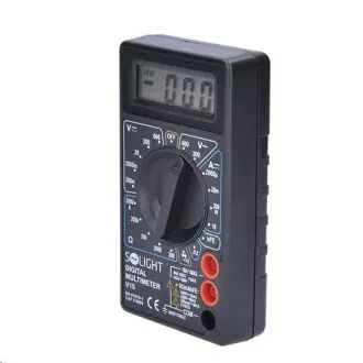 Solight multimeter, max. AC 500V, max. DC 500V / 10A, test diódy, bzučiak Solight multimeter, max. AC 500V, max. DC 500V / 10A, test diódy, bzučiak