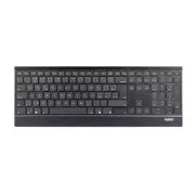 RAPOO klávesnica E9500M Multi-mode Wireless Ultra-slim Keyboard Black