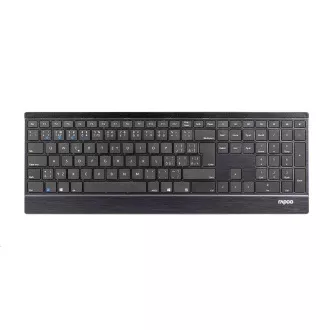 RAPOO klávesnica E9500M Multi-mode Wireless Ultra-slim Keyboard Black RAPOO klávesnica E9500M Multi-mode Wireless Ultra-slim Keyboard Black