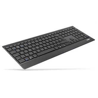 RAPOO klávesnica E9500M Multi-mode Wireless Ultra-slim Keyboard Black