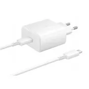Samsung cestovná nabíjačka EP-TA845XWE, Quickcharge 45W, USB-C, biela