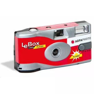 Agfaphoto LeBox Flash 400/27 - jednorazový analógový fotoaparát Agfaphoto LeBox Flash 400/27 - jednorazový analógový fotoaparát