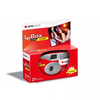Agfaphoto LeBox Flash 400/27 - jednorazový analógový fotoaparát Agfaphoto LeBox Flash 400/27 - jednorazový analógový fotoaparát