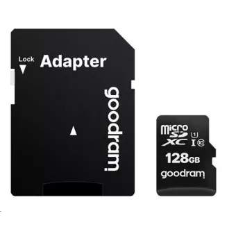 GOODRAM MicroSDXC karta 128GB M1AA, UHS-I Class 10, U1 + adaptér