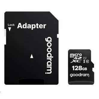 GOODRAM microSDXC karta 256GB M1AA (R: 100/W: 10 MB/s), UHS-I Class 10, U1 + Adapter