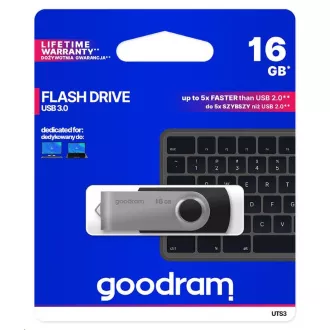GOODRAM Flash Disk 16GB UTS3, USB 3.0, čierna GOODRAM Flash Disk 16GB UTS3, USB 3.0, čierna