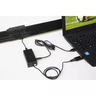EVOLVEO Xany 5 LTE, 230/5V, aktívna izbová anténa DAB+/DVB-T2, filter LTE