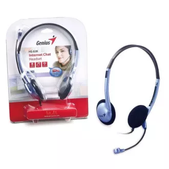 GENIUS slúchadlá s mikrofónom HS-02B, 3.5mm jack GENIUS slúchadlá s mikrofónom HS-02B, 3.5mm jack