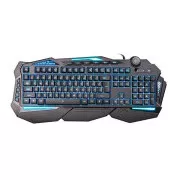 C-TECH klávesnica SCORPIA V2 (GKB-119), herná, CZ/SK, 7 farieb podsvietenia, programovateľná, čierna, USB