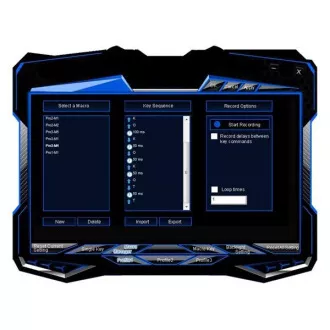 C-TECH klávesnica SCORPIA V2 (GKB-119), herná, CZ/SK, 7 farieb podsvietenia, programovateľná, čierna, USB