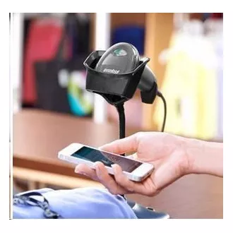 Zebra čítačka DS4608 SR 2D black + USB kábel, stojan (náhrada za DS4308)