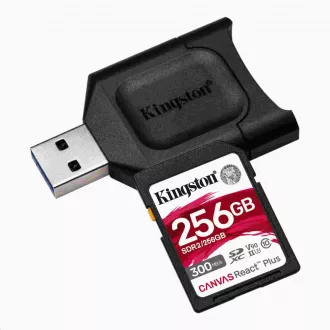 Kingston 256GB SDXC React Plus + čítačka
