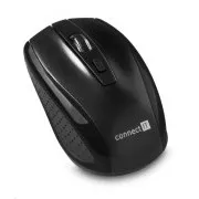 CONNECT IT Bezdrôtová optická myš (+ 2x AAA batéria zadarmo), čierna