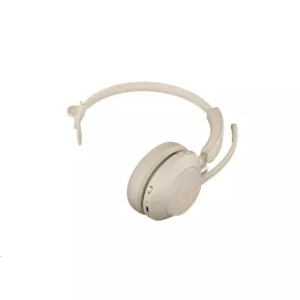 Jabra náhlavná súprava Evolve2 65, Link 380c MS, mono, béžová