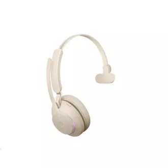 Jabra náhlavná súprava Evolve2 65, Link 380a MS, mono, béžová Jabra náhlavná súprava Evolve2 65, Link 380a MS, mono, béžová