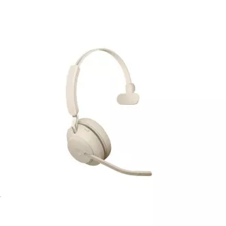 Jabra náhlavná súprava Evolve2 65, Link 380a MS, mono, béžová Jabra náhlavná súprava Evolve2 65, Link 380a MS, mono, béžová