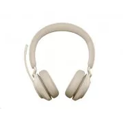 Jabra náhlavná súprava Evolve2 65, Link 380c MS, stereo, béžová