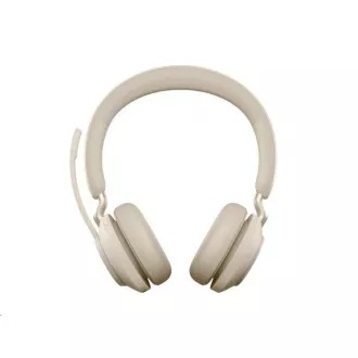 Jabra náhlavná súprava Evolve2 65, Link 380c MS, stereo, béžová