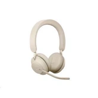 Jabra náhlavná súprava so stojanom Evolve2 65, Link 380a MS, stereo, béžová Jabra náhlavná súprava so stojanom Evolve2 65, Link 380a MS, stereo, béžová