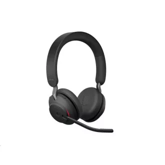 Jabra náhlavná súprava so stojanom Evolve2 65, Link 380a MS, stereo, čierna