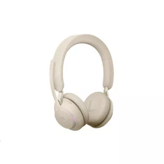 Jabra náhlavná súprava Evolve2 65, Link 380a MS, stereo, béžová Jabra náhlavná súprava Evolve2 65, Link 380a MS, stereo, béžová