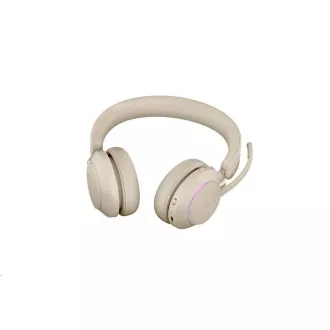 Jabra náhlavná súprava Evolve2 65, Link 380a MS, stereo, béžová Jabra náhlavná súprava Evolve2 65, Link 380a MS, stereo, béžová