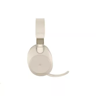 Jabra náhlavná súprava so stojanom Evolve2 85, Link 380c MS, stereo, béžová