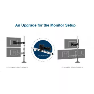 ARCTIC predlžovacie rameno Z+1 Pro (Gen.3) pre držiak monitora Z1 Pro (Gen.3)