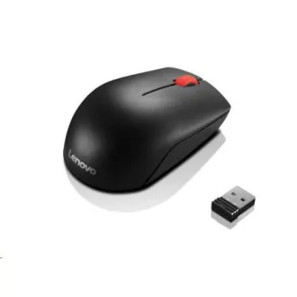 LENOVO myš bezdrôtová Essential Compact Wireless Mouse - 1000 DPI, Optical, USB, 3 tlačidlá, čierna LENOVO myš bezdrôtová Essential Compact Wireless Mouse - 1000 DPI, Optical, USB, 3 tlačidlá, čierna